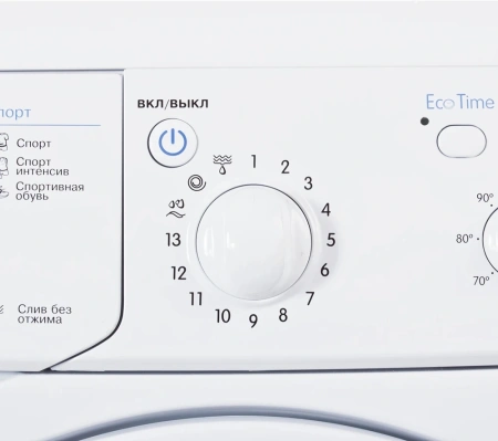 Стиральная машина Indesit EcoTime IWUB 4085 класс: A загр.фронтальная макс.:4кг белый