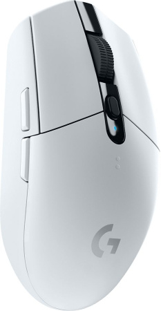 Мышь Logitech G305 Lightspeed белый оптическая 12000dpi беспров. USB 5but (910-005292)
