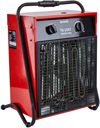 Тепловая пушка электрическая Elitech ТВ 15ЕТ 12000Вт красный/черный