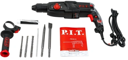 Перфоратор P.I.T. PBH28-C5 патрон:SDS-plus уд.:3.2Дж 1050Вт (кейс в комплекте)