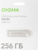 Флеш Диск Digma 256Gb DRIVE3 DGFUM256A30SR USB3.0 серебристый