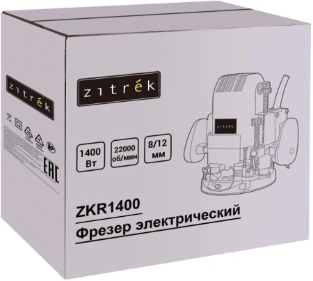 Фрезер Zitrek ZKR1400 1400Вт 22000об/мин макс.ход:50мм