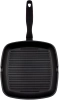 Сковорода-гриль Rondell Perfect RDA-1562 квадратная 28см покрытие: Xylan Plus ручка несъемная (без крышки) черный