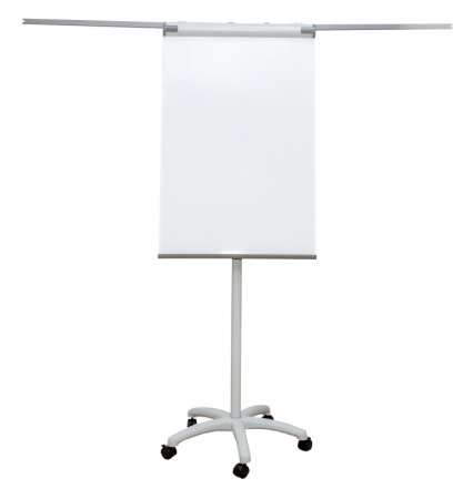 Флипчарт Cactus CS-FCR-M67x105 магнитно-маркерная меламиновая 67x105см на роликах