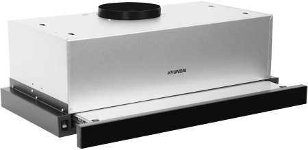 Вытяжка встраиваемая Hyundai HBH 6230 BK черный управление: кулисные переключатели (1 мотор)
