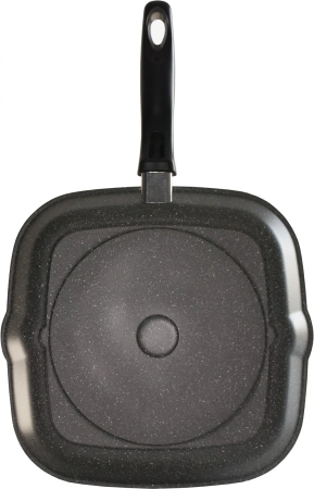 Сковорода-гриль Starwind Chef SW-CH3027GGR квадратная покр.:Pfluon руч.:несъем. (без крышки) серый