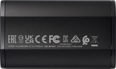 Накопитель SSD A-Data USB-C 2TB SD810-2000G-CBK SD810 1.8" черный