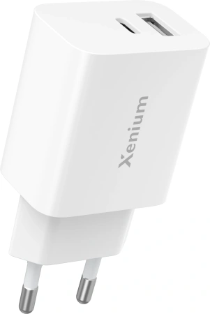 Сетевое зар./устр. Xenium X302 30W 3A+2A USB/USB Type-C универсальное белый (CCX3020W/00)