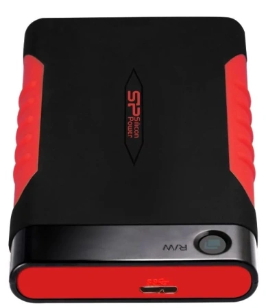 Жесткий диск Silicon Power USB 3.0 2Tb SP020TBPHDA15S3L A15 Armor 2.5" черный/красный