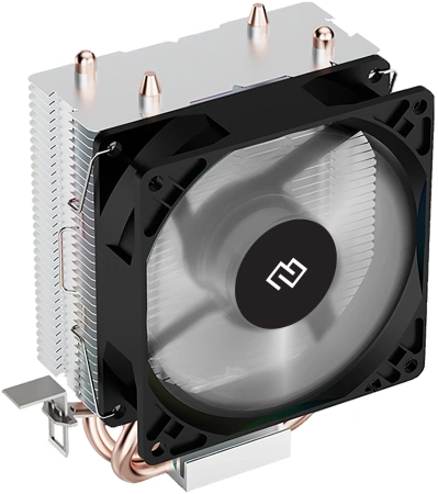 Устройство охлаждения(кулер) Digma D-CPC110-PWM1 90x90x25mm Soc-AM4/1151/1200 черный 4-pin 23dB Al+Cu 110W 247gr Ret