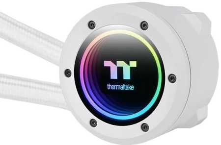 Система водяного охлаждения Thermaltake TH420 V2 Snow ARGB Soc-AM5/AM4/1200/1700/1851 белый 4-pin 34.7dB Al+Cu Ret (CL-W378-PL14SW-A)
