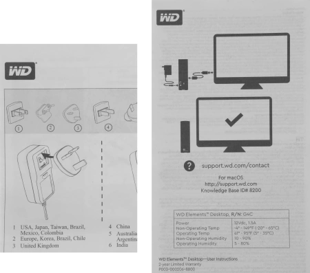 Жесткий диск WD USB 3.0 4Tb WDBWLG0040HBK-EESN Elements Desktop 3.5" черный
