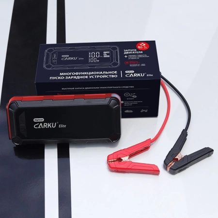 Портативный источник питания с фонарем Carku E-Power Elite