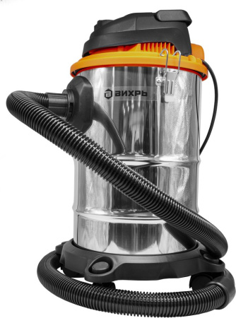 Строительный пылесос Вихрь СП-1500/20А 1500Вт (уборка: сухая/влажная) серебристый