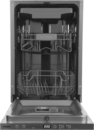 Посудомоечная машина встраив. Hyundai HBD 474 2100Вт узкая серебристый