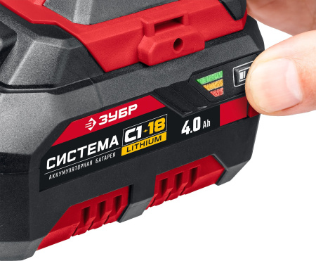 Гайковерт Зубр ГУЛ-410-41 аккум. патрон:квад.1/2" (кейс в комплекте)