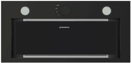 Вытяжка встраиваемая Maunfeld Crosby Rocky 60 черный управление: кнопочное (1 мотор)