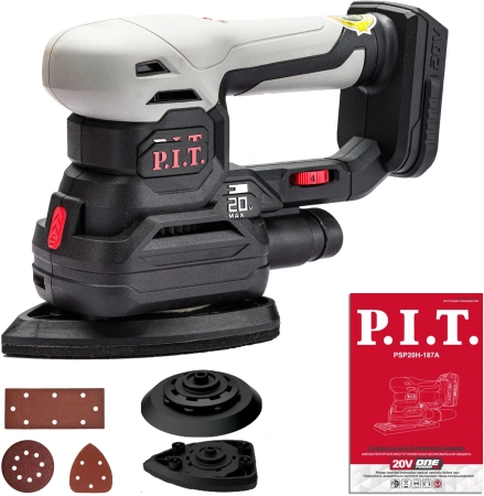 Многофункциональный инструмент P.I.T. PSP20H-187A SOLO черный/серый (PSP20H-187A)