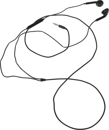 Гарнитура вкладыши Hoco M55 1.2м черный проводные