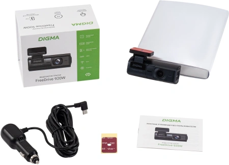 Видеорегистратор Digma FreeDrive 920W черный 2Mpix 1080x1920 170гр. GP1167