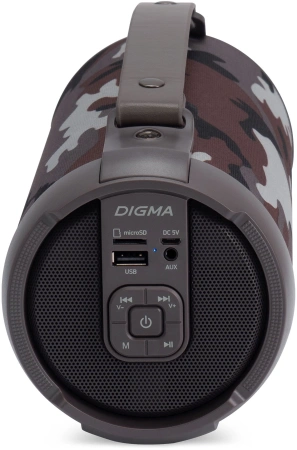Колонка порт. Digma D-PS1520 камуфляж/камуфляж 16W 1.0 BT 10м 1500mAh (SP1520C)