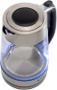 Чайник электрический Vitek VT-1184 1.7л. 2200Вт серебристый корпус: стекло/металл