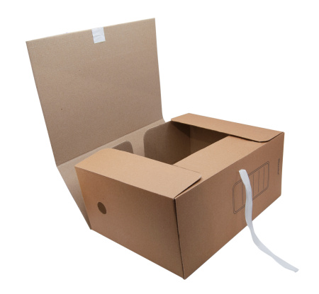 Папка архивная 2 завязки Silwerhof ПАЗ-150БУРЫЙ микрогофрокартон корешок 150мм A4 325x250x150мм бурый