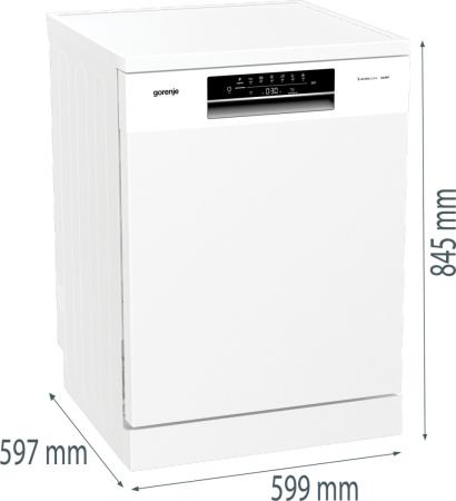 Посудомоечная машина Gorenje GS642E90W белый (полноразмерная)