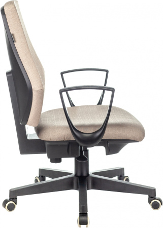 Кресло Бюрократ CH-545 бежевый 38-402 крестов. пластик