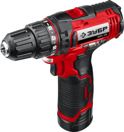 Дрель-шуруповерт Зубр ДШЛ-125-21 аккум. патрон:быстрозажимной