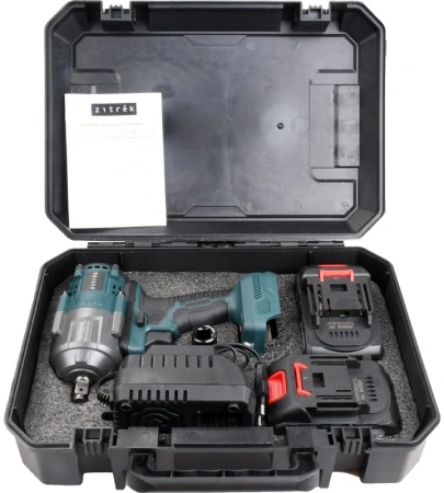 Гайковерт Zitrek Crusher 20 PRO аккум. патрон:квад.1/2" (кейс в комплекте) (085-1020)