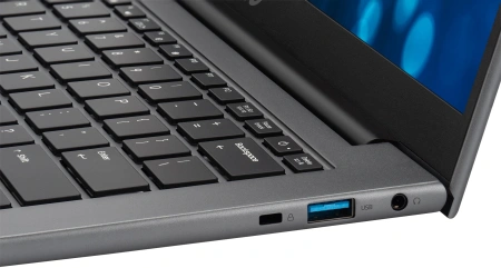 Ноутбук IRU Planio 14INPR N-series N100 16Gb SSD512Gb Intel UHD Graphics 14" IPS FHD (1920x1080) Free DOS grey WiFi BT Cam 5000mAh (2078487)