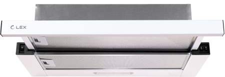 Вытяжка встраиваемая Lex Honver 2M 600 WHITE белый управление: кнопочное (2 мотора)