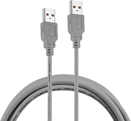 Кабель Buro BHP RET USB_AM18 USB A(m) USB A(m) 1.8м серый блистер