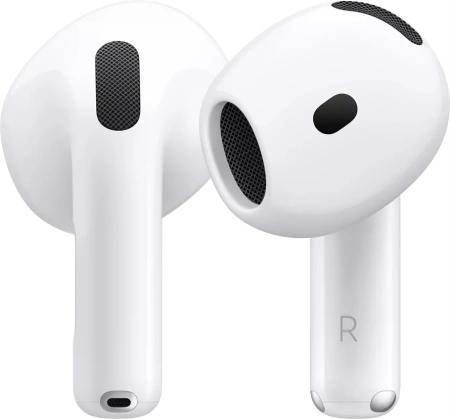 Гарнитура вкладыши Apple AirPods 4 ANC A3055,A3056,A3059 белый беспроводные bluetooth в ушной раковине (MXP93ZE/A)