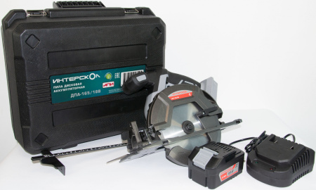 Циркулярная пила (дисковая) Интерскол ДПА-165/18В (ручная)