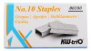 Комплект степлер+скобы Kw-Trio 5101F N10 (10листов) встроенный антистеплер ассорти 50скоб металл/пластик закрытый блистер