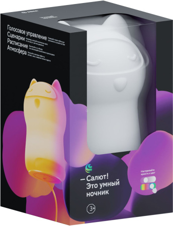 Умный светильник Sber Кошка настол. белый (SBDV-00125)