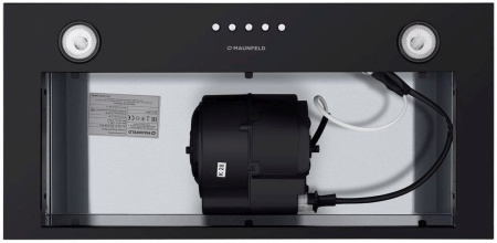 Вытяжка встраиваемая Maunfeld Crosby Singl 5028 черный управление: кнопочное (1 мотор)