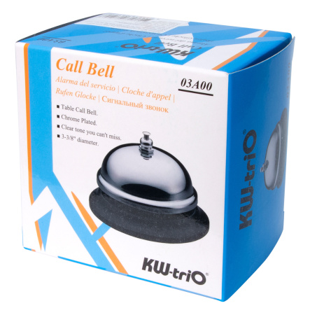 Звонок настольный Kw-Trio 3A00 хром металл