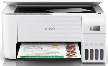 МФУ струйный Epson L3256 A4 WiFi USB белый