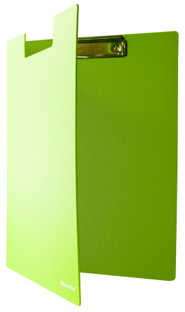 Папка клип-борд Silwerhof 957023 A4 полифом 1.8мм салатовый с крышкой