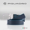 Ремень мужской Piquadro Blue Square CU2619B2/NBLU2 черный/синий натур.кожа