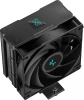 Устройство охлаждения(кулер) Deepcool AG400 Digital BK Soc-AM5/AM4/1200/1700/1851 черный 4-pin 31.6dB Al+Cu LCD 220W 636gr Ret (R-AG400-BKNDMN-G-2)