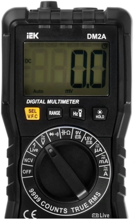 Мультиметр IEK ARMA2L 5 DM2A цифровой черный (A2L5-DM11-02)