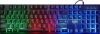 Клавиатура + мышь Defender Aura MKP-117 клав:черный мышь:черный USB slim LED (52117)