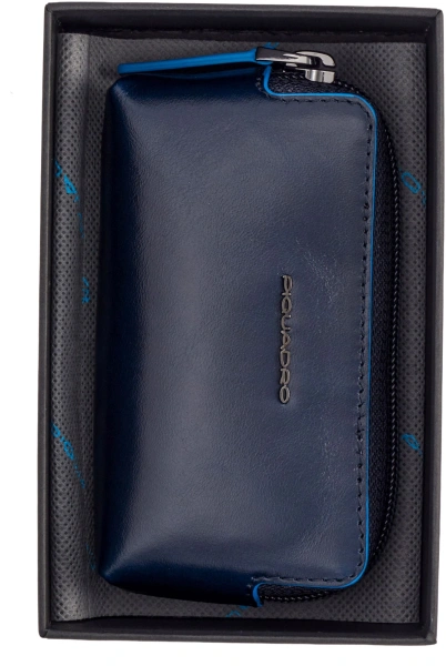 Ключница Piquadro Blue Square PC4216B2/BLU2 синий натур.кожа