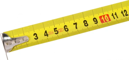 Рулетка строительная Вихрь 73/11/1/3 дл.полотна 10м изм.шкала в см зацеп простой