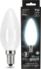 Лампа светодиодная Gauss Filament 103201209 9Вт цок.:E14 свеча 220B 4100K св.свеч.бел.нейт. (упак.:10шт)