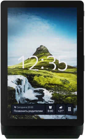 Умная колонка Yandex Станция Дуо Макс Zigbee голос.п.:Алиса зеленый 60W 1.0 BT/Wi-Fi 10м (YNDX-00055